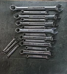 Vintage Craftsman Usa 17 Pc Metric Combo Wrench Set Va, 7-19 21, 22 24, 27.. Fixed Price $120.00.