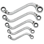 5 Piece 72-TOOTH 12 Point Reversible S-shape Double Box Ratcheting Metric Wrench. Fixed Price $237.24.