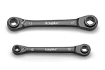4 1 Non-slip Box End Reversible Ratcheting Wrench Set 2PCS, Metric, 6PT..... Fixed Price $59.59.