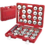 58 Pcs Auto Oil Filter Socket Wrench Set 1/2 Inch Drive Cap Removal Tools New. Fixed Price $132.49.