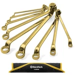 9-PIECE Metric Offset Box Wrench Set, Heat Treated Cr-v With Titanium Finish. Fixed Price $56.09.