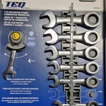 Teq Correct Pro 7PC Ratcheting Stubby Metric Wrench Set 10-18MM TP8701A. Fixed Price $35.00.