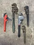 Pipe Wrench Lot Rigid Husky Ford Erie Tool 18 Antique Monkey. Fixed Price $60.64.