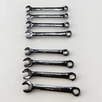 Snap 8 Pc 6-POINT Flank Drive Midget Combination Wrench Set 4 Sae Metric. Fixed Price $121.50.