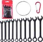 10PCS Mini Set Standard Sae 5/32"-7/16" Ignition Wrenches Open End Bo. Fixed Price $11.89.