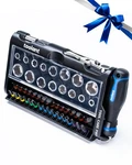 Mini Ratchet Wrench Set 52PCS With Sockets And Screwdriver Bits,edc Tools, 1/4. Fixed Price $98.26.