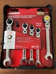 Husky HFRW5PCSAE Flex Ratcheting Combination Wrench Set - Piece. Fixed Price $34.00.