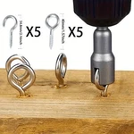 Home Repair Tool Set Hex Socket Adapter For Electric Drill & Hook Installation. Fixed Price $27.85.