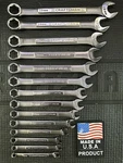 Craftsman Usa 14PC Metric 6PT Va Combination Wrench Set 6MM - 19MM 44155. Fixed Price $229.99.