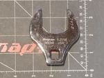 Snap On 1/2" Drive Open End Crowfoot Wrench 7/16" SCO46 Chrome 2010. Fixed Price $41.84.