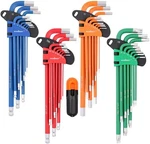 Horusdy Hex Key Wrench Set Sae & Metric Star Long Arm Ball End Industrial. Fixed Price $25.79.