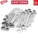 Craftsman 20 Piece Pc Ratcheting Combination Wrench Set Standard Sae Metric. Fixed Price $108.75.