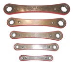 Full Set: 5 Piece Husky Made Usa Ratcheting Box End Wrenches Red Sae Standard. Fixed Price $15.95.