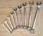Matco Silver Eagle Series 9 Piece 1/4 3/4 Sae Combination Wrench Set Mint. Fixed Price $94.95.