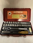 Vintage Buffalo Brand Piece #230240 1/4" 3/8" Sae & Metric Socket Set. Fixed Price $32.88.