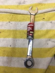 Husky 1000 029 894 Ratcheting 7/8" Combination Wrench Free Shipping. Fixed Price $21.99.