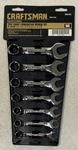 Craftsman Professional Tool 44101 7 Piece Sae Stubby Combination Wrench Set. Fixed Price $100.00.