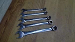 Husky Combination Wrench Lot (5-PIECE) Point 17MM,15MM,14MM,12MM,7/16. Fixed Price $9.99.