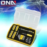 51 Pcs Screwdriver Combination Socket Bit Set Hand Tool Kit W/yellow Storage Box. Fixed Price $18.04.