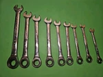 Husky Ratcheting Combination Wrenches 9-PIECE Set. Fixed Price $39.95.