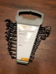 Hdx 10 Piece Sae Combination Wrench Chrome Finish 15 Degree Offset New. Fixed Price $28.98.