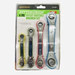 Pittsburgh 4PC Sae Offset Ratchet Wrench. Fixed Price $16.00.