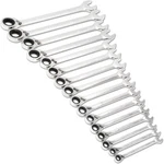 16 Pc. Reversible Ratcheting Combination Wrench Set, Metric - 9602N. Fixed Price $162.29.