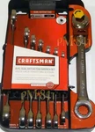 Brand New Craftsman 8-PIECE Duel Ratcheting Wrench Set Sae Inch #9-14755. Fixed Price $74.95.