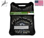 Pittsburgh 32 Piece Combination Box End Wrench Set, Sae Metric, Polished Lifetim. Fixed Price $24.99.