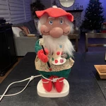 Santa's Best Santakins Animated Christmas Painting Artist Stubby 20 Tall. Fixed Price $50.00.