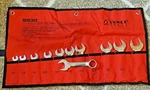 Sunex 11PC Sae Stubby Combo Wrench Set W/roll Pouch 3/8" To 1" #9930. Fixed Price $83.69.