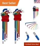 Professional Quality 18-PIECE Long Arm Allen Wrench Set Chrome Vanadium Steel. Fixed Price $45.00.