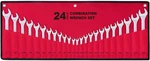 24 Pc Combination Wrench Set All-purpose Sae/metric Household Garage Auto Repair. Fixed Price $43.89.