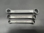 (x) Nos Craftsman -vv- 3PC Sae Short Box Wrench Set 43864 43865 43866 Usa. Fixed Price $49.99.