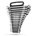 Jaeger 16PC Mm/metric Reversible Ratcheting Combination Wrench Set With Lock-in. Fixed Price $128.71.
