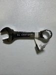Craftsman Professional Standard Sae Polish Stubby Wrench, Usa 3/4" - P/n 44109. Fixed Price $13.99.