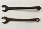 Set Of 2 Vintage Ford Combination Wrenches - Script Good Condition.. Fixed Price $15.50.