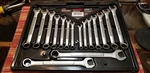 Vintage Craftsman #44629 Usa 16 Piece Standard & Metric Combination Wrench Set. Fixed Price $137.50.