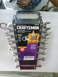 New Old Stock Craftsman 44125 8 Piece Wrench Set 5/16"-3/4" Open End Box Nos. Fixed Price $49.99.