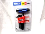 Kobalt 14 Pc Sae Hex Key Wrench Bit Set KHK03 Tool Kit Home Mechanic Free Ship. Fixed Price $24.36.