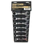 Sears Craftsman Usa Nos Vv Series 7 Pc Sae Combination Wrench Set Stubby 44101. Fixed Price $108.00.