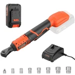 Parrior 20V Cordless Electric Ratchet Wrench Set With 7 Sockets - Orange. Fixed Price $74.06.