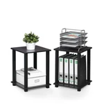 Stylish Simplistic End Table Home Furniture Decor Storage Shelf Set Of 2. Fixed Price $46.92.