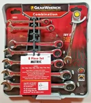 Gearwrench 8 Piece Metric Ratcheting Combo Mechanic Set 44002 New. Fixed Price $62.95.