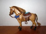 Vintage Blue Box Ribbon Champion Quarter Horse Realistic Sounds Head Moves. Fixed Price $8.00.