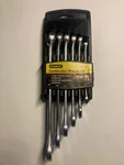 Stanley 6 Piece 85-927 Combination Chrome Wrench Set Sae 1/4" 5/8". Fixed Price $22.50.