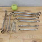 Estate Lot 12 Offset Combo Box Wrenches Bluepoint Industro Herbrand. Fixed Price $33.00.