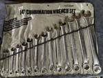 Proto Challenger 14PC Sae Combination Wrench Set. Fixed Price $235.00.