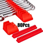 80 Pcs Magnetic Wrench Organizer Portable Shelf Practical Tool Storage Us. Fixed Price $22.98.