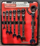 Brand New Craftsman 7-PC Locking Flex Ratcheting Wrench Set #942400 12 Point Nos. Fixed Price $259.99.